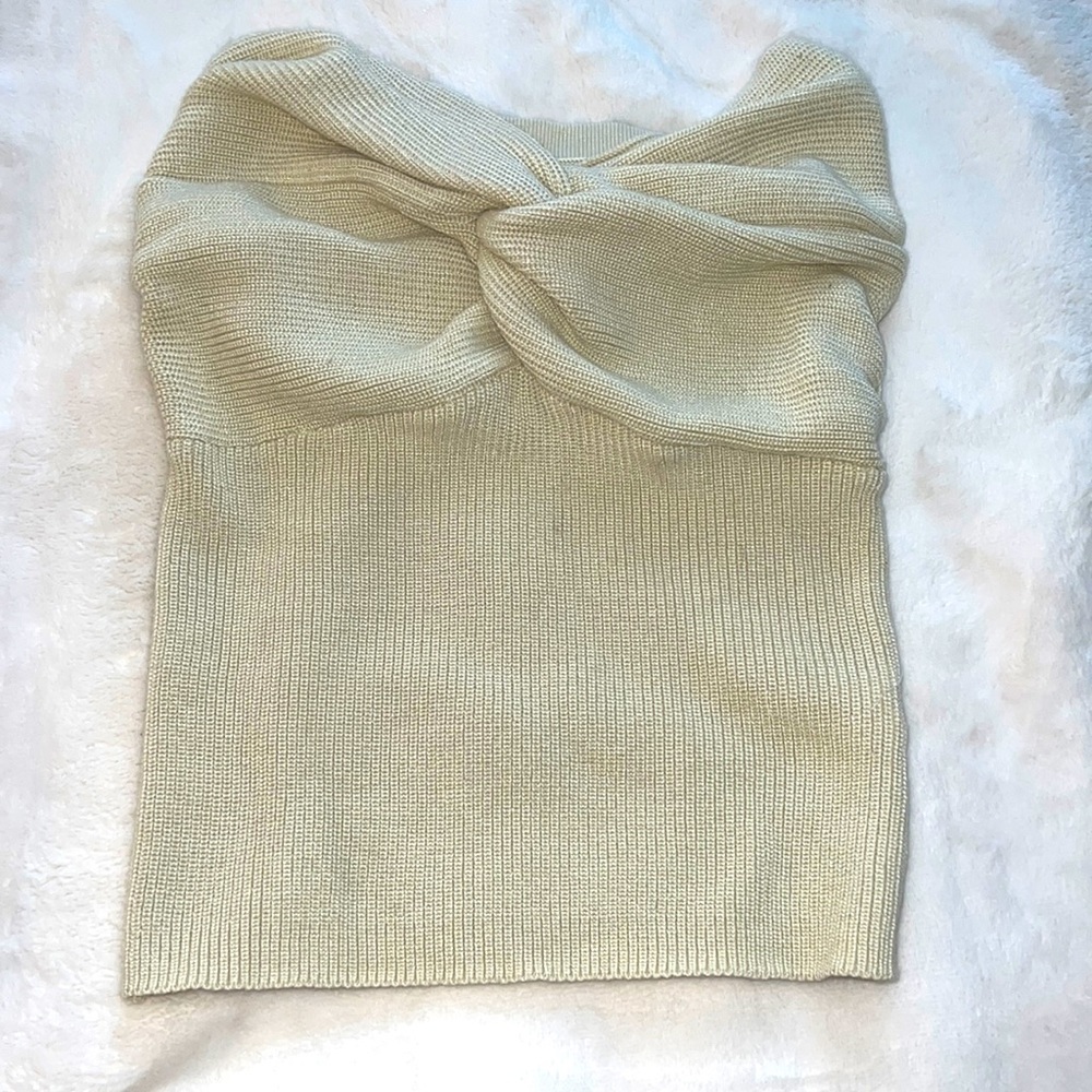 Tan tube top